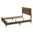 Beautiful 1pc Full Size Panel Bed