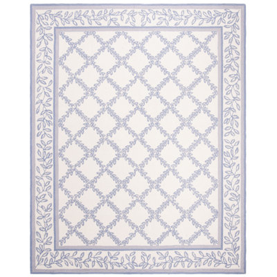 Roseta Hand Hooked Wool Pile Geometric Rug