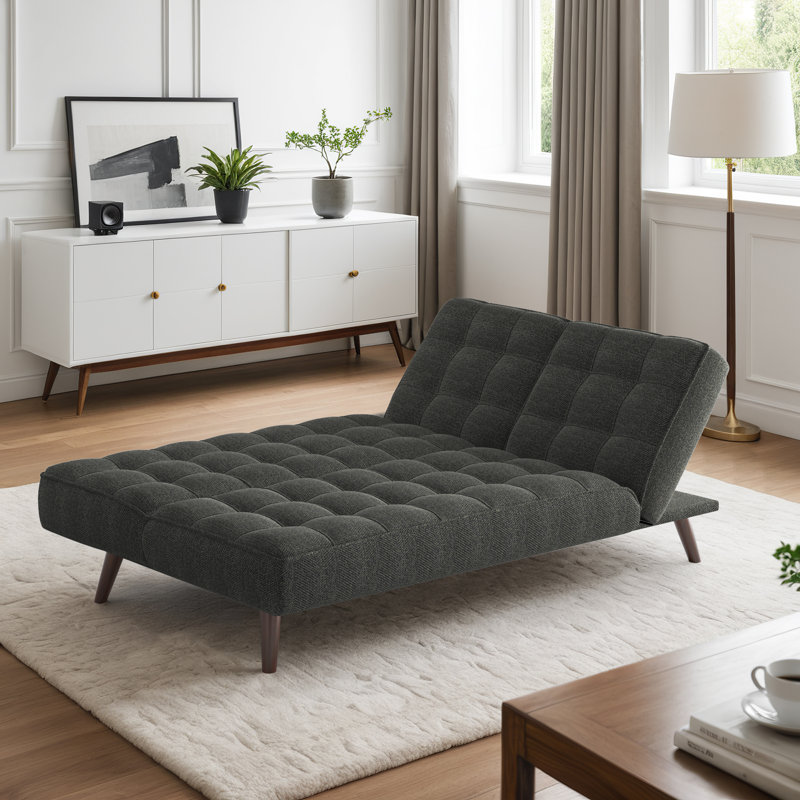 Strathmere Transitional Chenille Tufted Futon