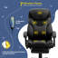 Fauteuil de bureau ergonomique avec massage Kanilah