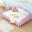 Extendable Twin Daybed with Headboard and LED Frame in Solid MDF-667741945