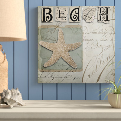 « beach book ii », impression sur toile tendue