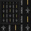 Boho Pattern Lined Single Panel Curtain-88477492-88477499