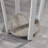 Elysian Contemporary Round End Table With Shelf - Gray