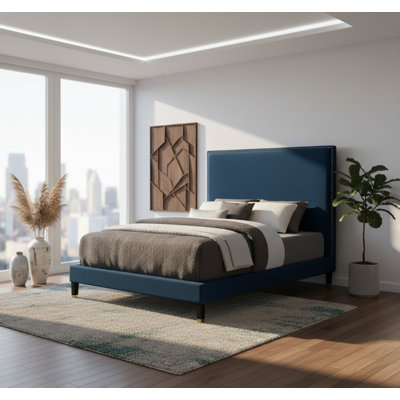 Lit en velours Harlie