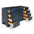 Freitas 60'' Solid Wood Single Bathroom Vanity in Midnight Blue, Base Cabinet without Top-51285070