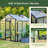 Junior Victorian 6.5ft Wide Outdoor Metal Polycarbonate Greenhouse-123221509