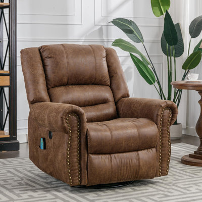 Fauteuil inclinable, chauffant et pivotant