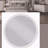 Carena Gray Round Mirror