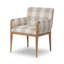 Ledger Upholstered Arm Chair-407346451