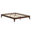 Structure de lit plateforme en bois de bambou massif-1101218314