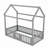 Wood House Bed With Fence And Door-1303730873-1303730854