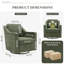 Upholstered Fabric Swivel Armchair-132720696