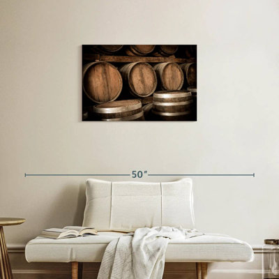 Yarlin Stacked Aged Wine Barrels