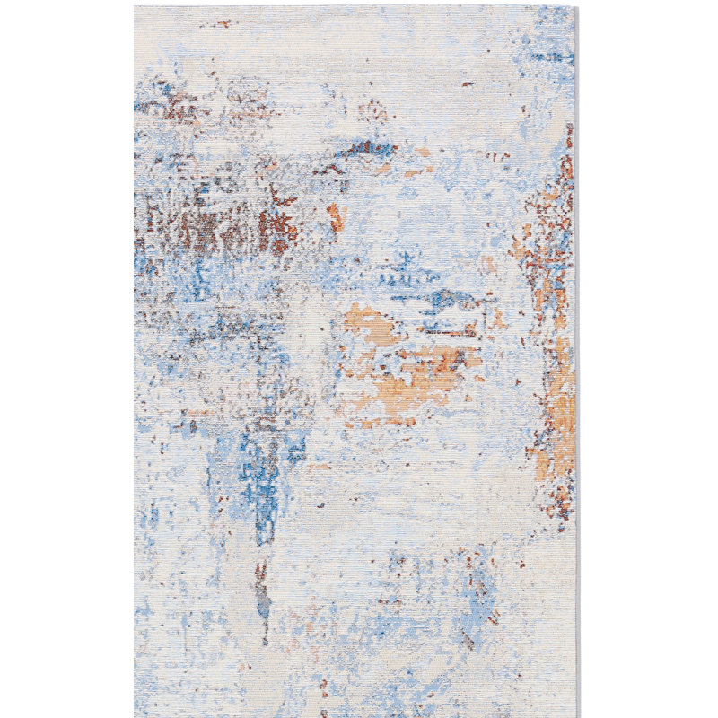 Tapis d'intérieur / extérieur Wakeeny, Rectangle 9 pi 10 po x 12 pi 5 po