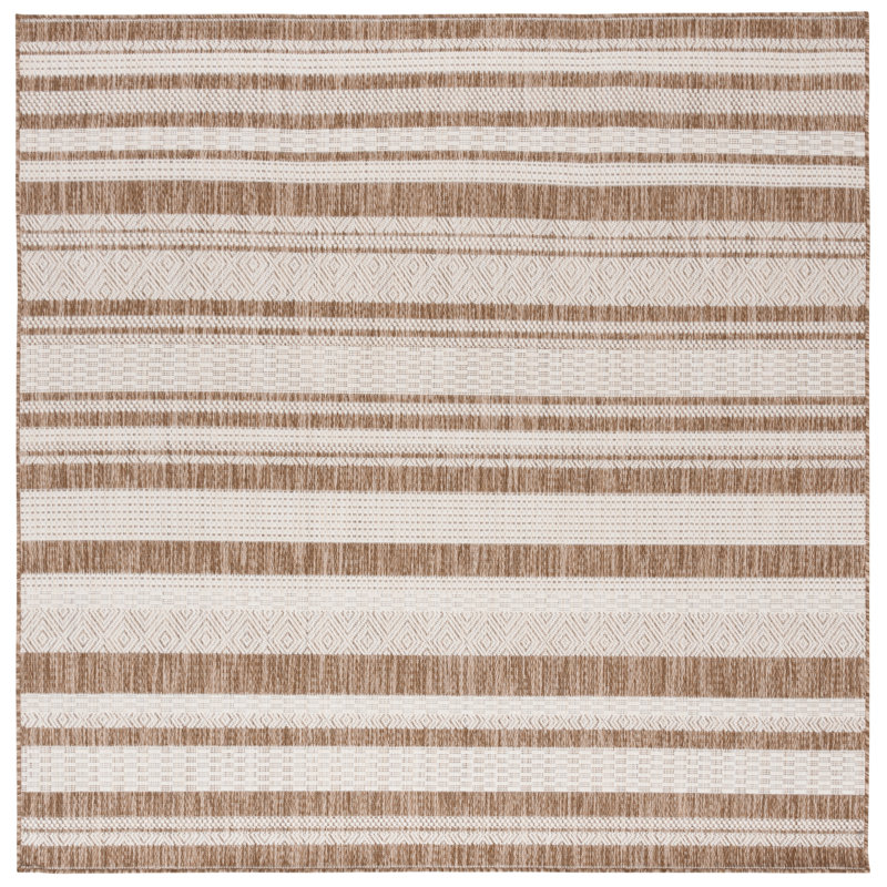 Tapis rayé Legros Performance Performance, Carré 6 pi 7 po