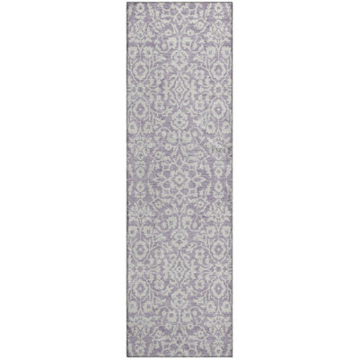 Premium Machine Washable Prisco Lavender Rug