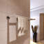 Porte-serviettes en acier inoxydable 2 tubes