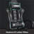 High Back Gaming Chair with Massage Lumbar Pillow-1620765439