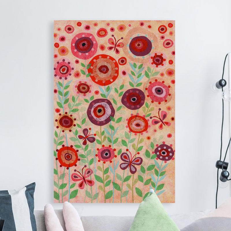 «Parmenter Flower Flight», reproduction sur toile tendue, H 45 po x l 30 po x P 1,5 po