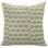 Coussin décoratif à motif floral Fabividine Boho, floral, pur coton (Shehnaaz, vert)