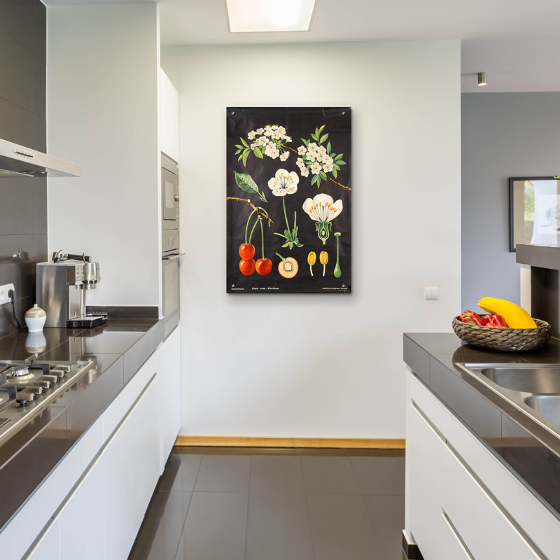 Art mural en verre Rosalind Wheeler «Eat Veggies» par Vintage Posters, 24 po x 36 po