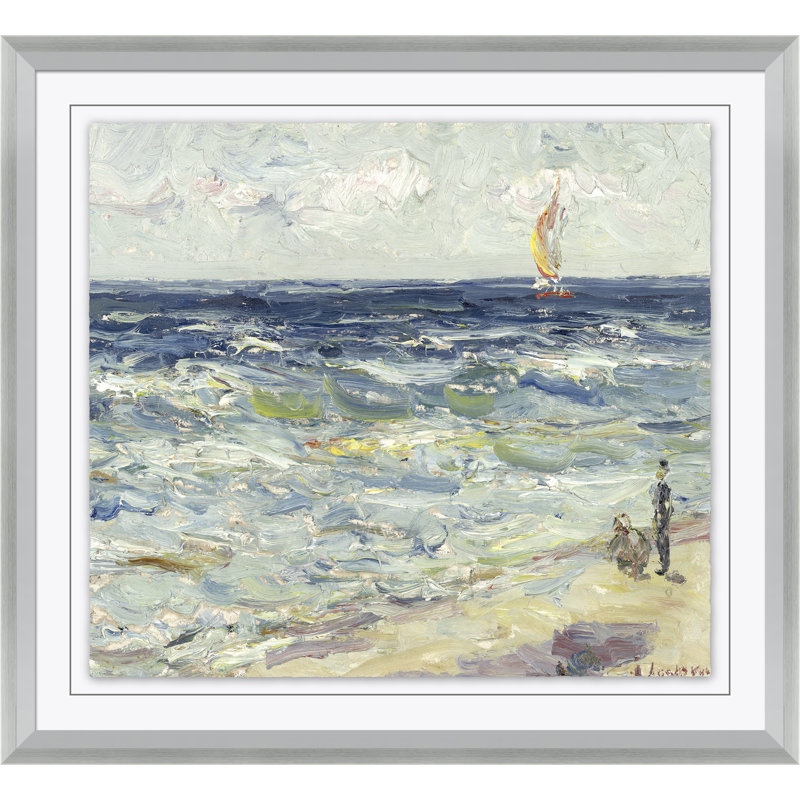 Walk On The Beach Giclee Print, Silver