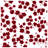 Red Cherry Blossom Quilted Bedspread All Sizes-126083387