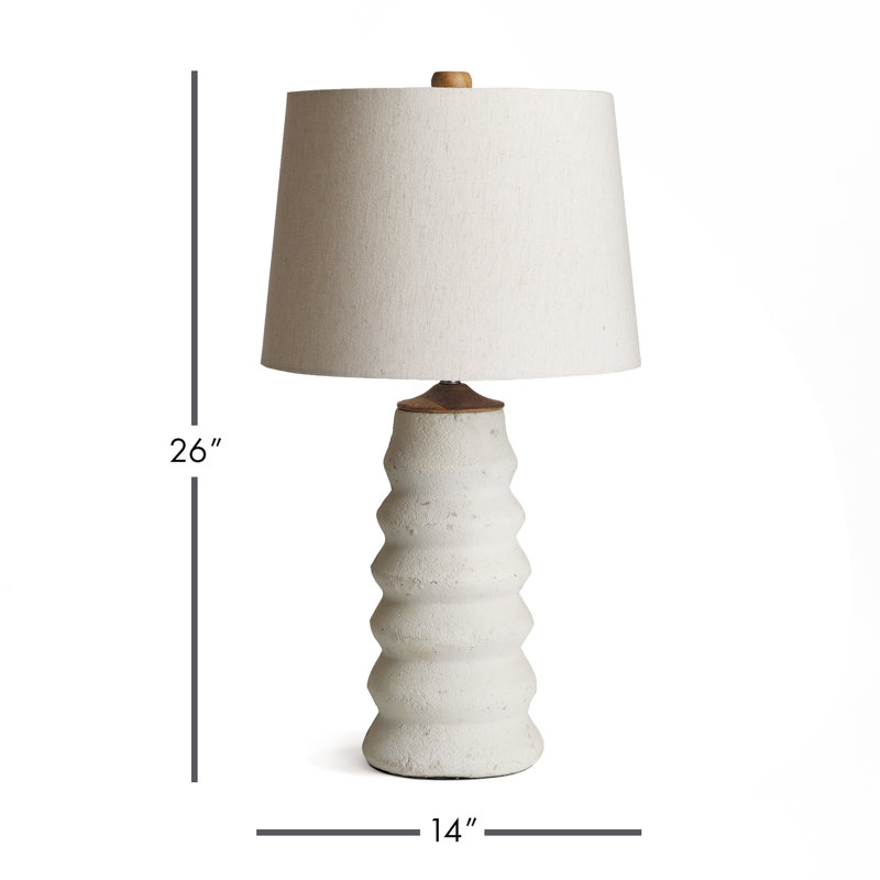 Lampe de table blanche 26 po Linetta Quigley