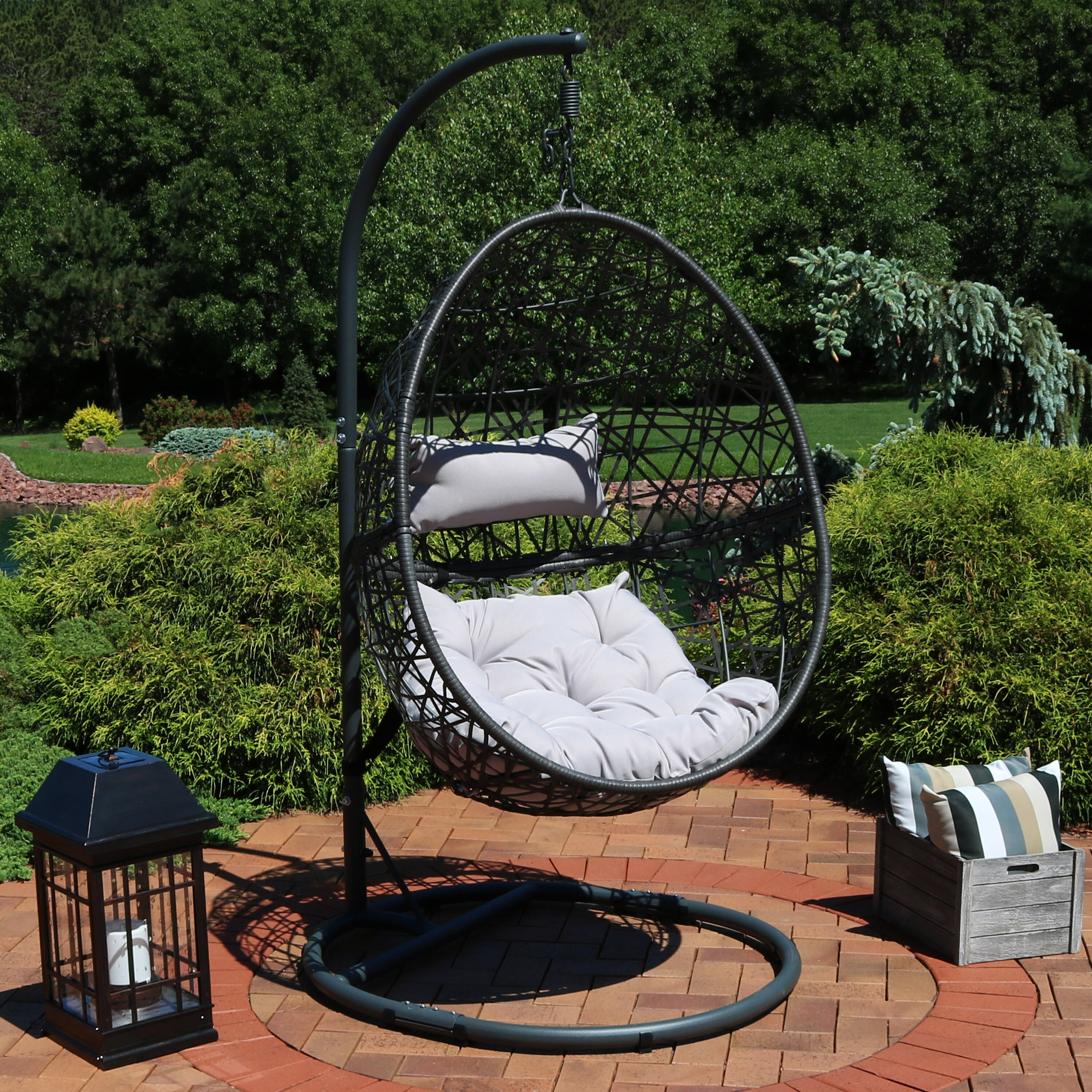 Langley Street Wein Swing Chair with Stand & Reviews - Wayfair Canada