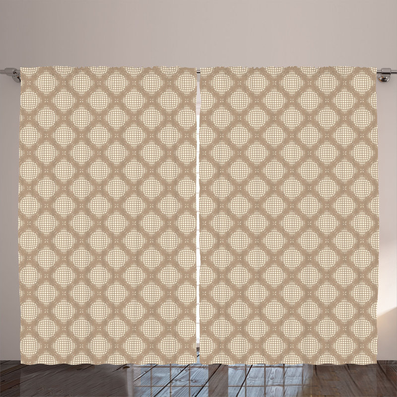 Semi Sheer Curtain Pair