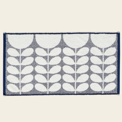 Cut Stem Moss/Charcoal Bath Mat