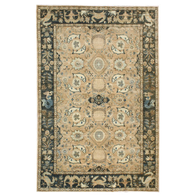 Moghul Mermaid One-of-a-Kind 7'8" X 11'7" Area Rug