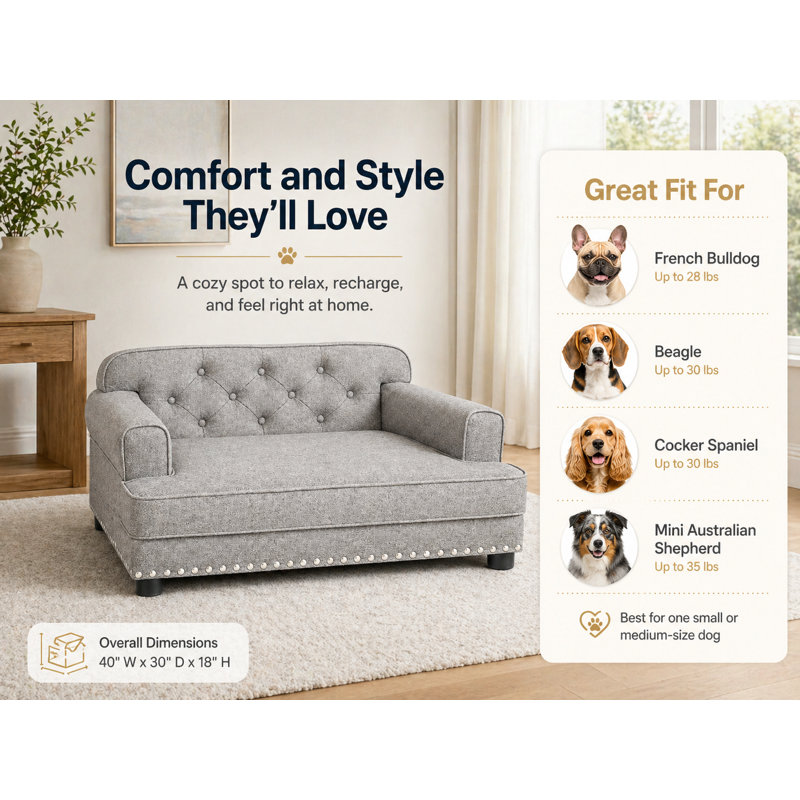 Orthopedic Polyester Pet Bed
