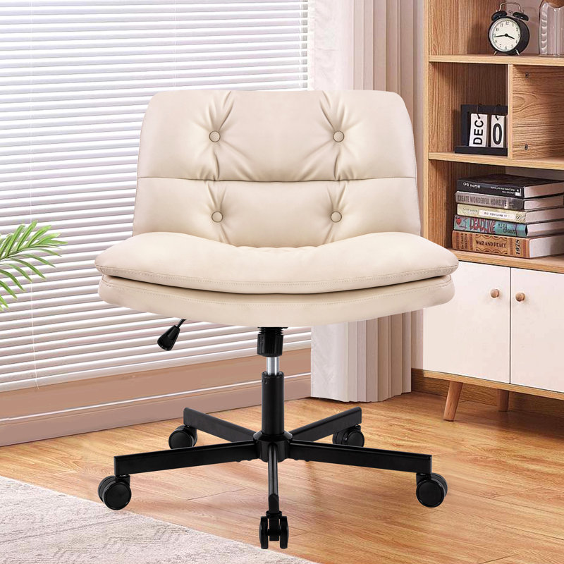 Améliorez! Fauteuil de bureau pivotant à 360 ° de grande taille avec roulettes