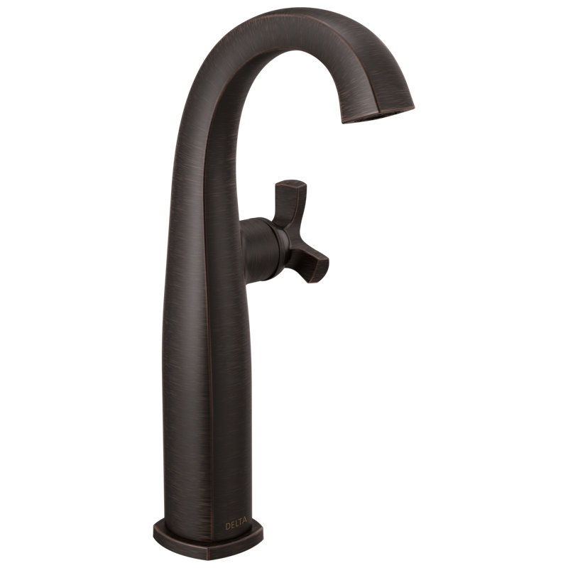 Single Handle Vessel Bathroom Faucet, Venetian Bronze