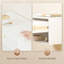 Ensemble de 2 tables de chevet flottantes avec tiroir ouvert cannelé blanc-1156955799