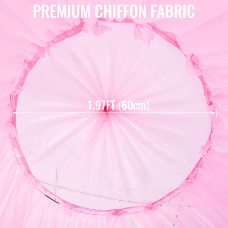 Buruis 19.5'' W x 93.6'' D Indoor Fabric Play Tent