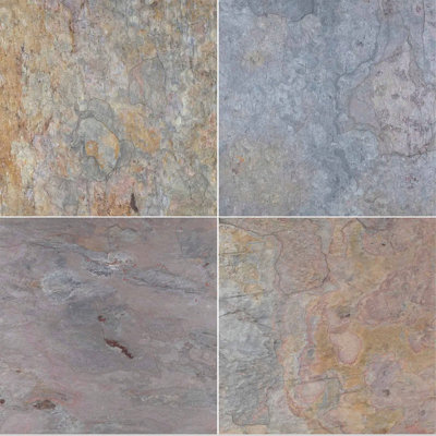 Carreau de sol et mur Rainbow Slate