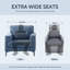Fauteuil d'appoint surdimensionné avec pieds en métal, fauteuil et demi confortable-178812117-178812126