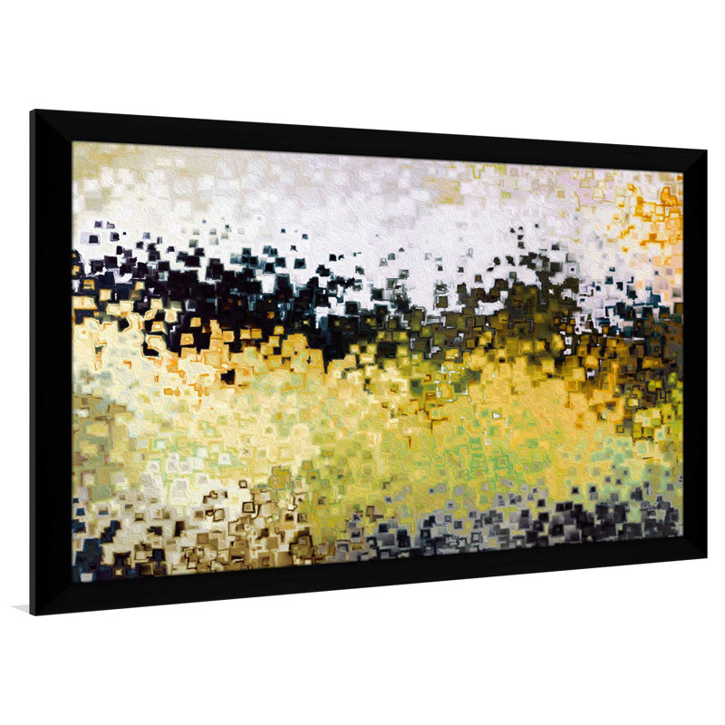 " Mark 16:6 He Is Risen " by Mark Lawrence, Black Framed, 33.5" H x 49.5" W x 1" D