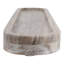 Plateau ottoman ovale allongé en marbre pour la décoration intérieure - Plateau décoratif contemporain pour table basse, bijoux et cuisine - 76 cm, ivoire et beige