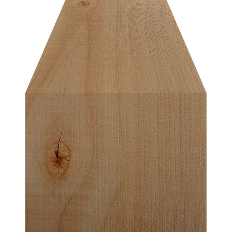 Attelle impériale du genou, Sapin de Douglas, Lisse, H 6 po x l 3,5 po x P 6 po