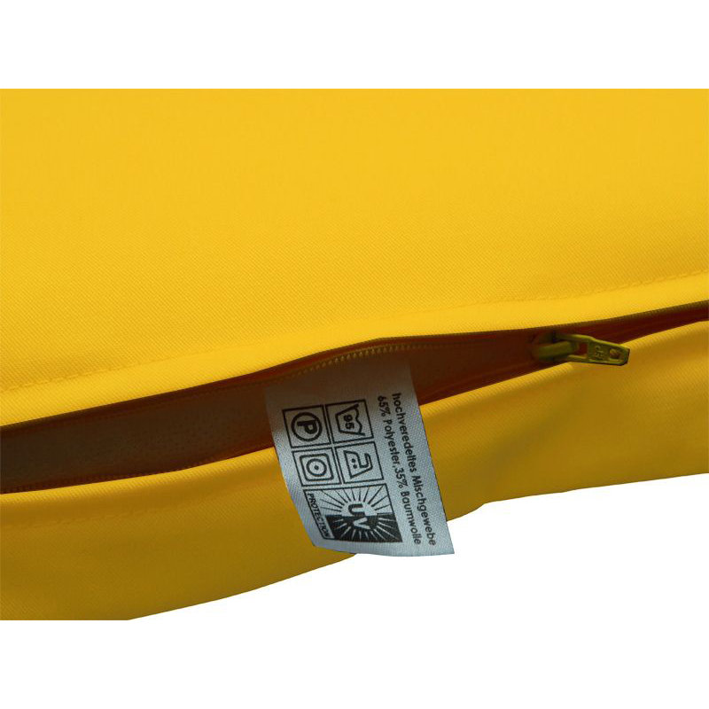 Premium Garden Bench Cushion, Yellow