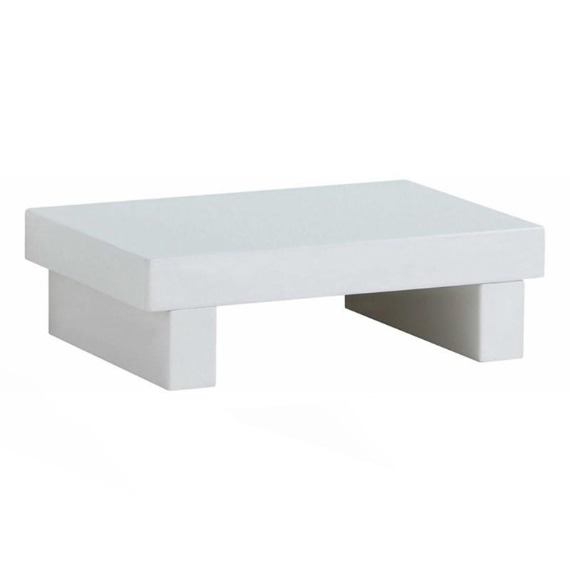 Table de chevet contemporaine ultrabrillante avec chargeur USB