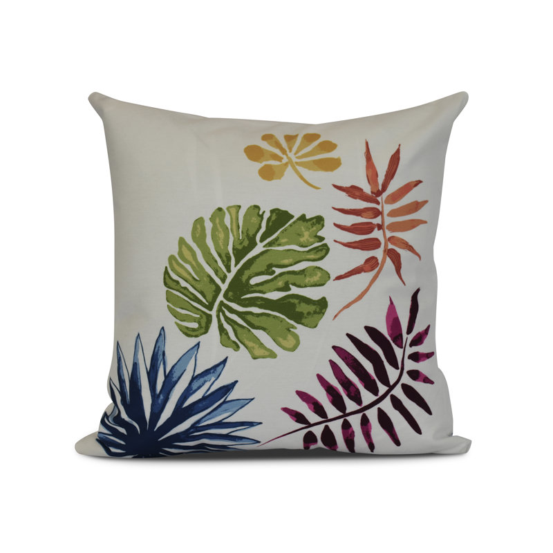 Housse de coussin d'extérieur carré Vathylakas, H 20 po x l 20 po x P 3 po