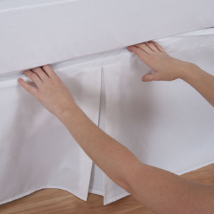 Bed Maker's No Lift Wrap Around Bedskirt, 14" Drop