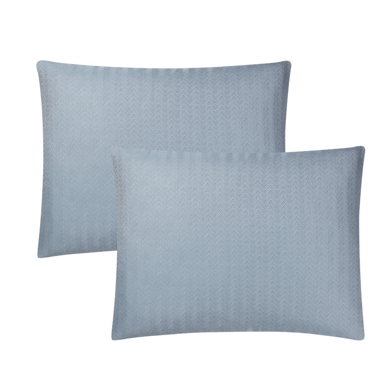Ensemble d'édredon en jacquard géométrique 8 pièces Klara, Ensemble d'édredon grand + 8 pièces