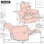 Fauteuil inclinable manuel pivotant-597541658