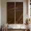 Ensemble de 2 toiles encadrées 20 x 60 pouces Vintage Floral and Landscape-1152105539